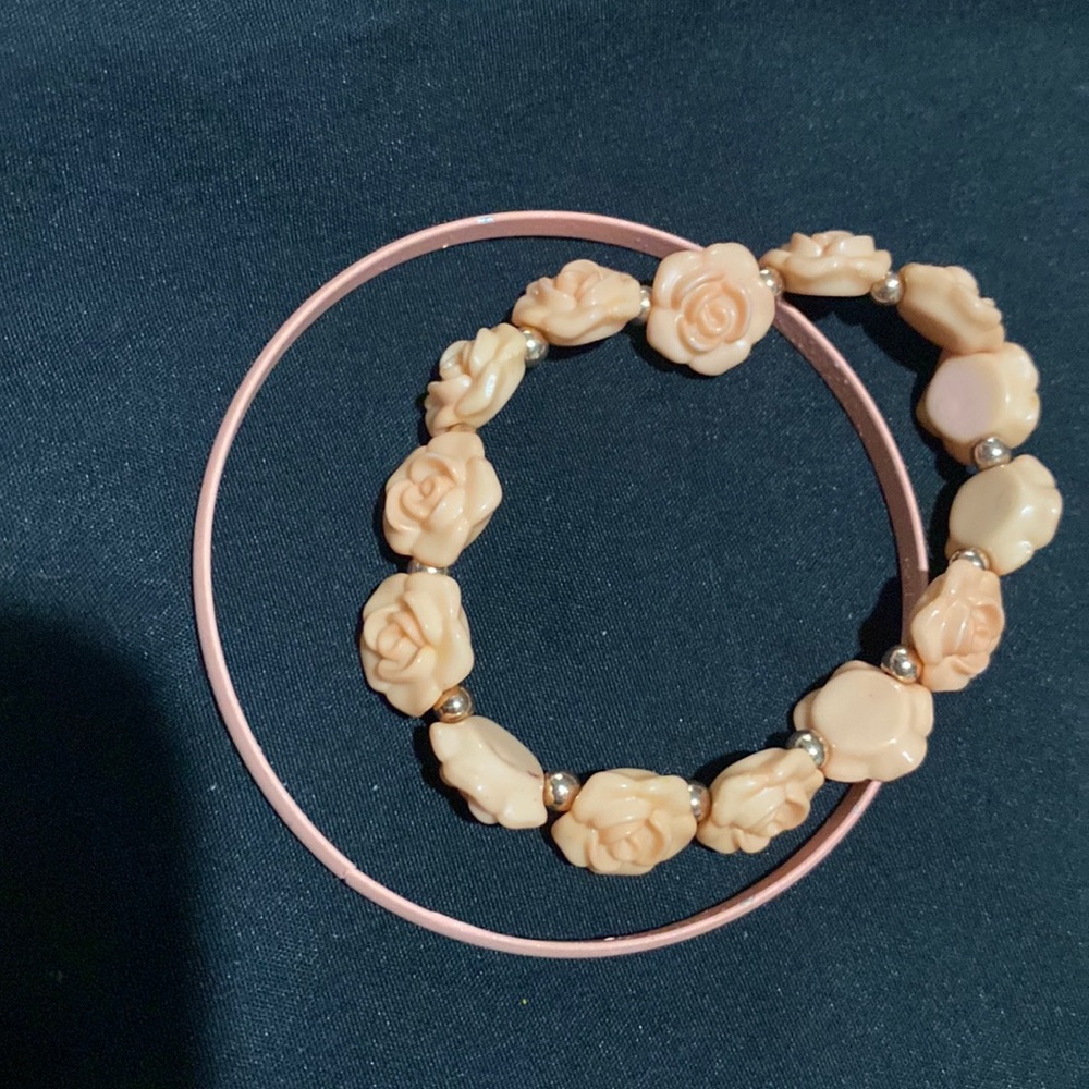 Two pink bracelet